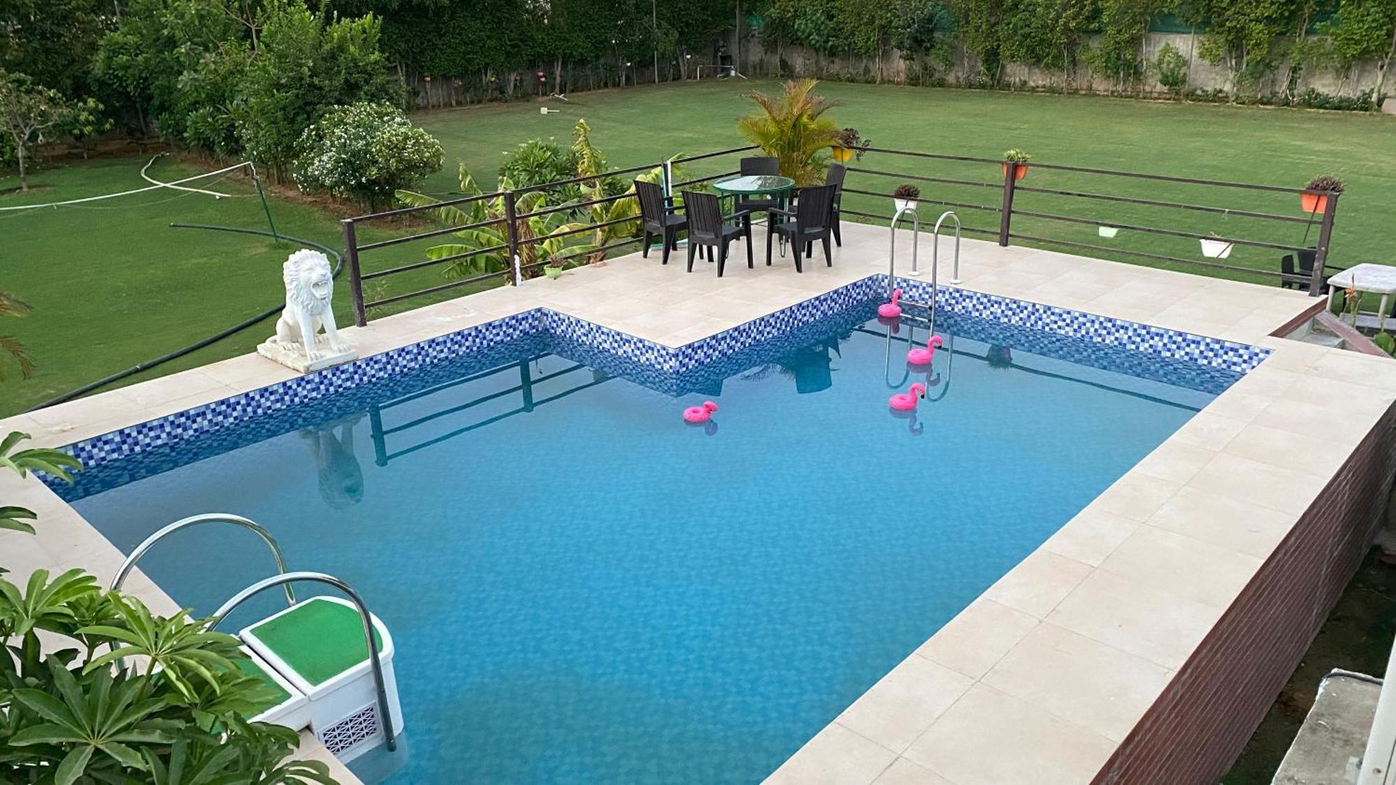 The Singh Farm Cosy Private Pool Farm Villa Gurgaon Exterior photo